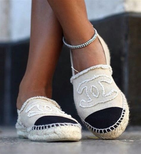 coco chanel shoes espadrilles fake|chanel espadrilles discount.